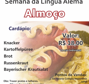 Almoço - Semana da Língua Alemã