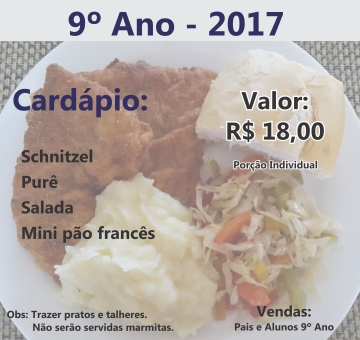 Almoço - 9º Ano